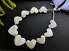 Mother of Pearl Heart Shape Beads, 10 Pieces | 13x16mm to 20x23mm Beadsforyourjewelry