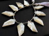 Mother of Pearl Spindle shape Faceted beads, 23x11x5.50mm to 25x12x6mm Beadsforyourjewelry