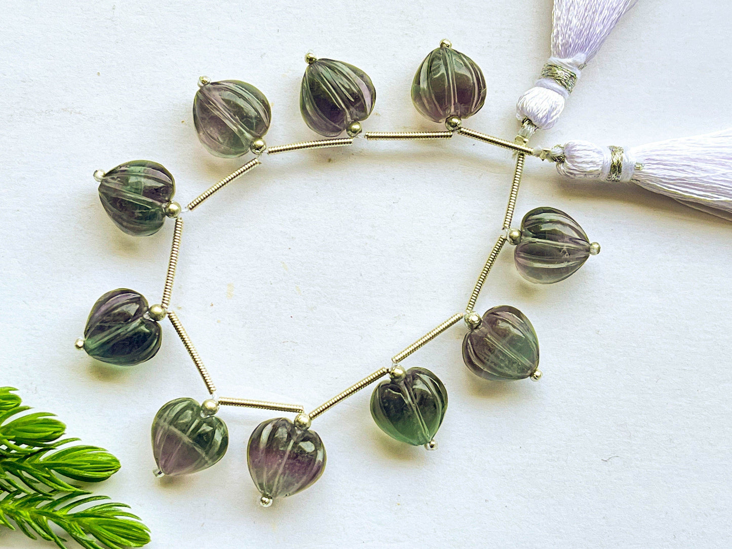 Multi Fluorite Carved Heart Shape Beads, Natural Fluorite Gemstone Beads, Fluorite Carving Beads, 10x11mm, 10 Pieces, BFYJ1360-8 Beadsforyourjewelry