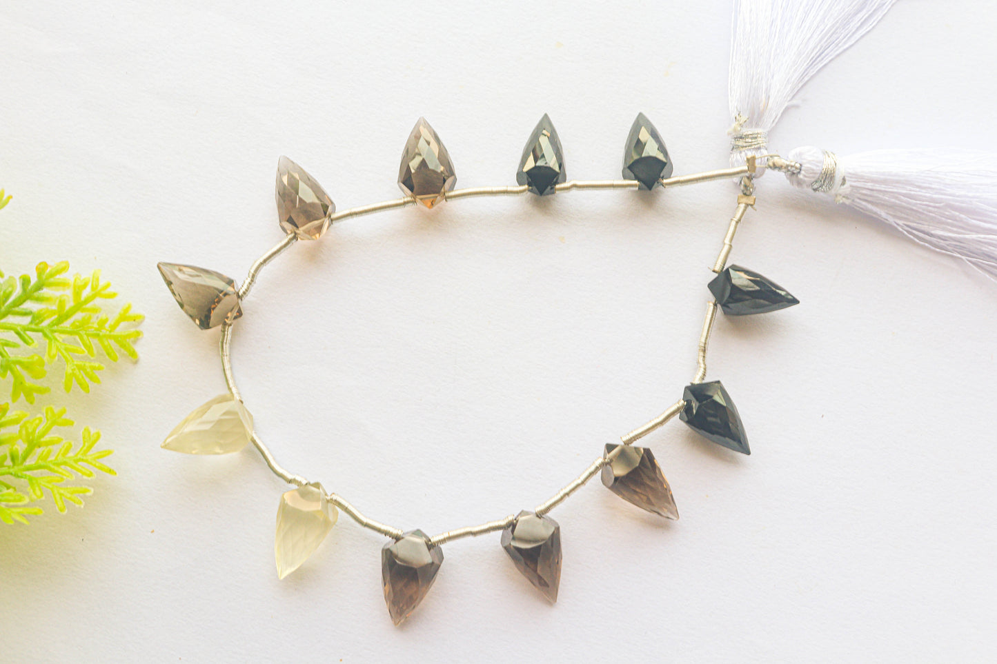 Multi Gemstone Faceted Fancy Shape Drops Beadsforyourjewelry