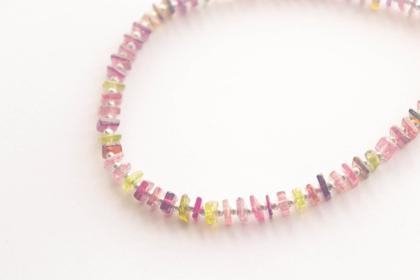 Multi Tourmaline Beads Smooth Square shape Heishi beads | 4mm | 8 Inch | Natural Tourmaline Gemstone Beads for Jewelry Making Beadsforyourjewelry