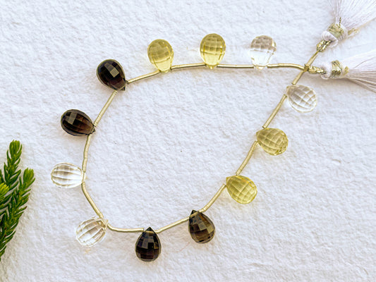 Multiple Gemstone Step Cut Drops Beadsforyourjewelry