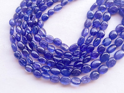 Natural AAA+ Tanzanite Smooth Tumble or Nuggets Shape Beads | 20 inch Beadsforyourjewelry