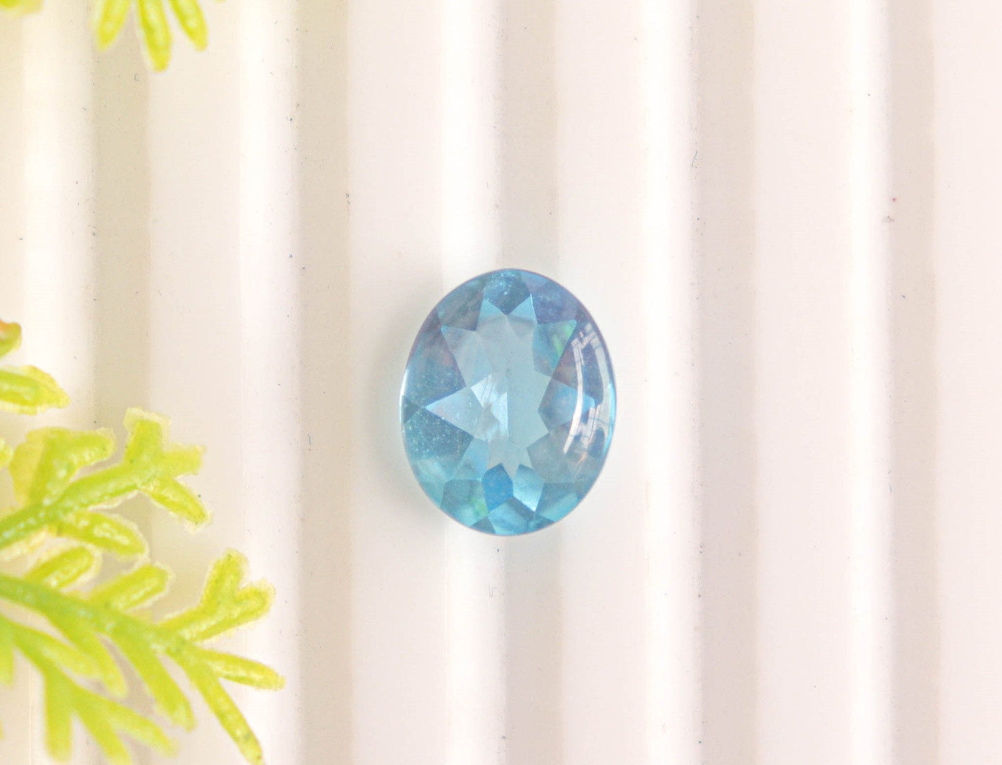 Natural Blue Topaz Buff Top Oval Shape | 8x12mm | Natural Gemstone | Loose Stone | Beadsforyourjewellery Beadsforyourjewelry