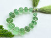 Natural Green Fluorite Carved Melons Shape Beads, Green Fluorite carving beads, Fluorite Beads, 10mm to 16mm, 6 Inch String, 14 Pieces Beadsforyourjewelry