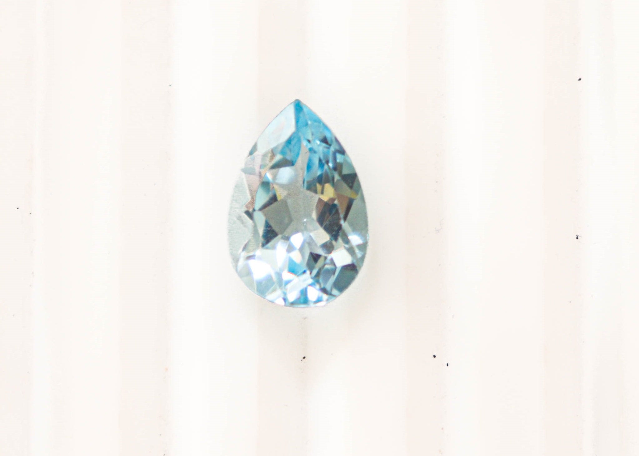 Natural Sky Blue Topaz Pear Shape | 9x13mm | 1 Piece | 3.68 Carat | November Birthstone | Natural Gemstone | Loose Stone Beadsforyourjewelry