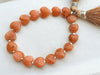 Peach Moonstone Heart Shape Beads 17 Pieces Beadsforyourjewelry