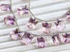Pink Amethyst Cat Shape Faceted Briolette Beads Beadsforyourjewelry