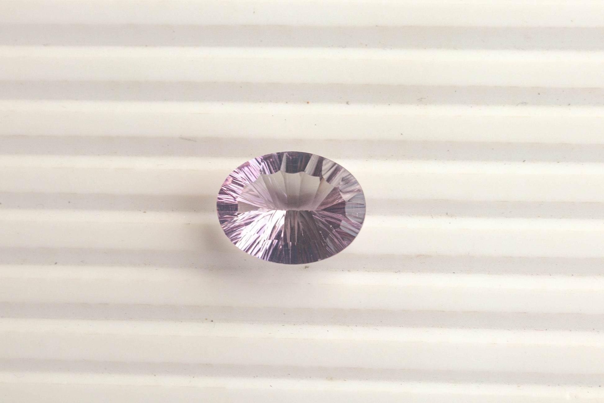 Pink Amethyst Oval Concave Cut Gemstone | 16x20mm | Natural Pink Color Amethyst Loose Gemstone Jewelry Beadsforyourjewelry