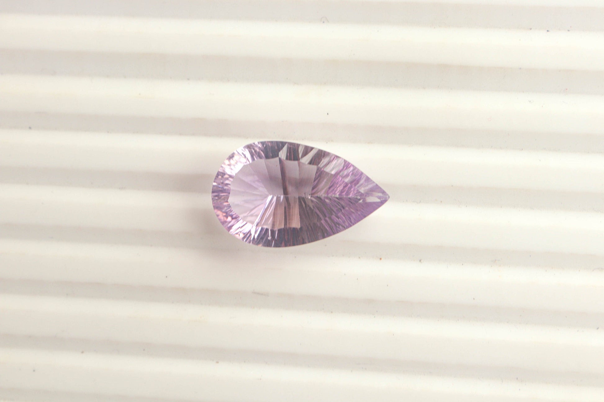 Pink Amethyst Pear Concave Cut Gemstone | 15x25mm | Natural Pink Color Amethyst Loose Gemstone Jewelry Beadsforyourjewelry