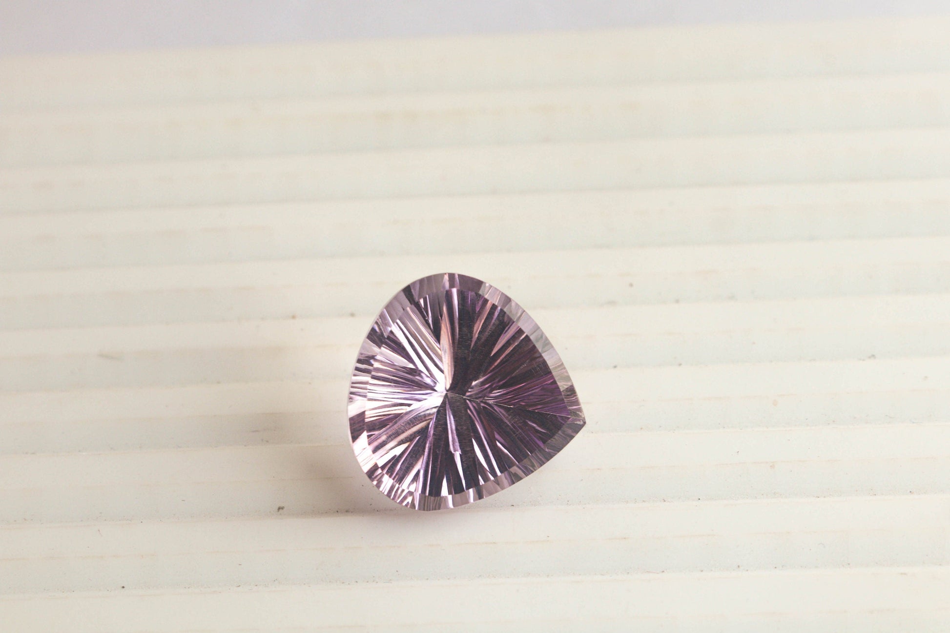 Pink Amethyst Pear Concave Cut Gemstone | 20x20mm | Natural Pink Color Amethyst Loose Gemstone Jewelry Beadsforyourjewelry