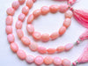 Pink Opal Chalcedony Dyed Oval Shape Faceted Beads, Pink Chalcedony Beads, Pink Chalcedony Oval Shape Beads, 7 inch String Beadsforyourjewelry