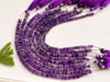 Purple Amethyst Square Heishi shape beads Beadsforyourjewelry