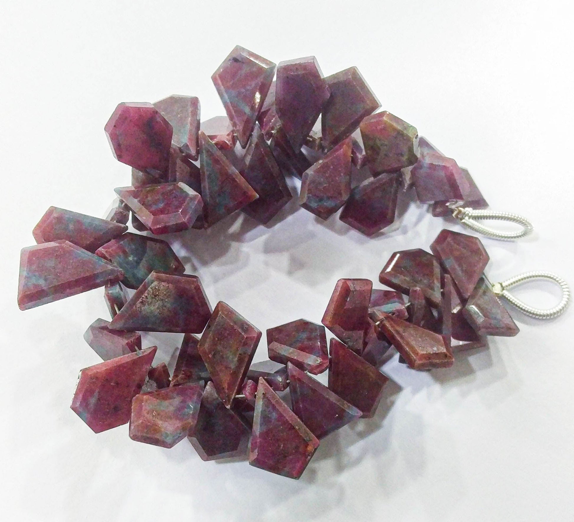 RUBY KYANITE Gemstone Slice Cut Beads Beadsforyourjewelry