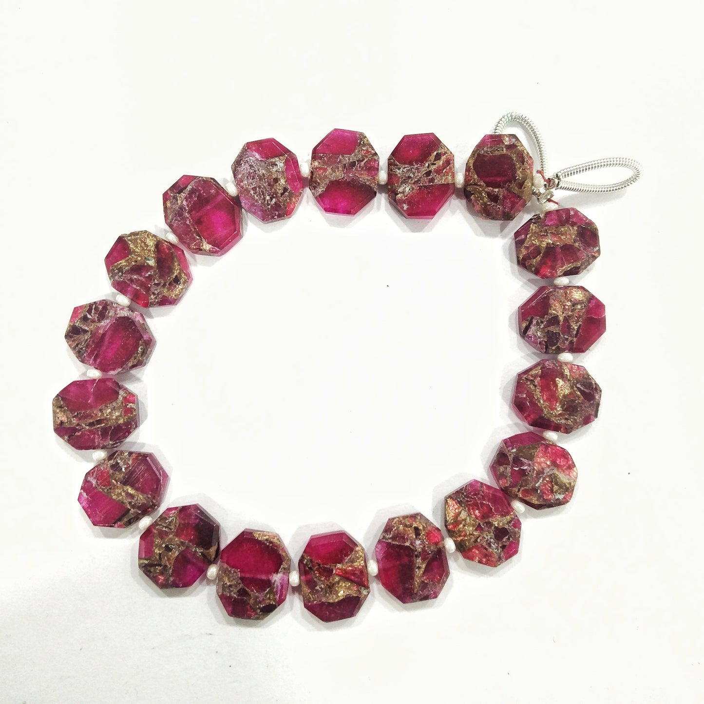 Red Composite Gemstone Crown Cut Beads Beadsforyourjewelry