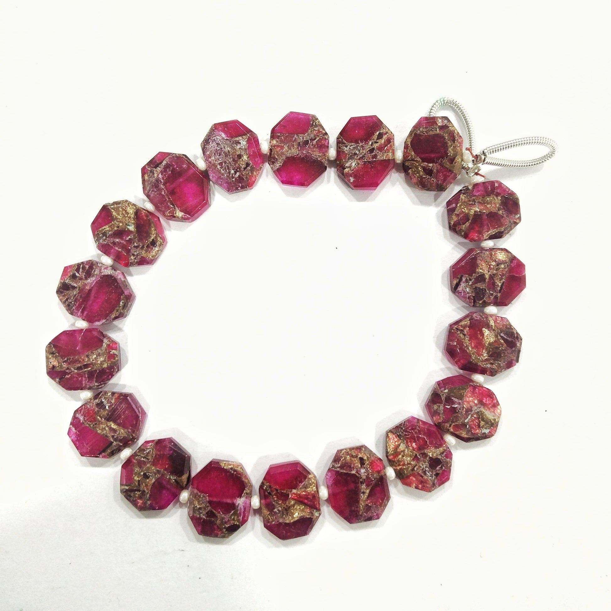 Red Composite Gemstone Crown Cut Beads Beadsforyourjewelry