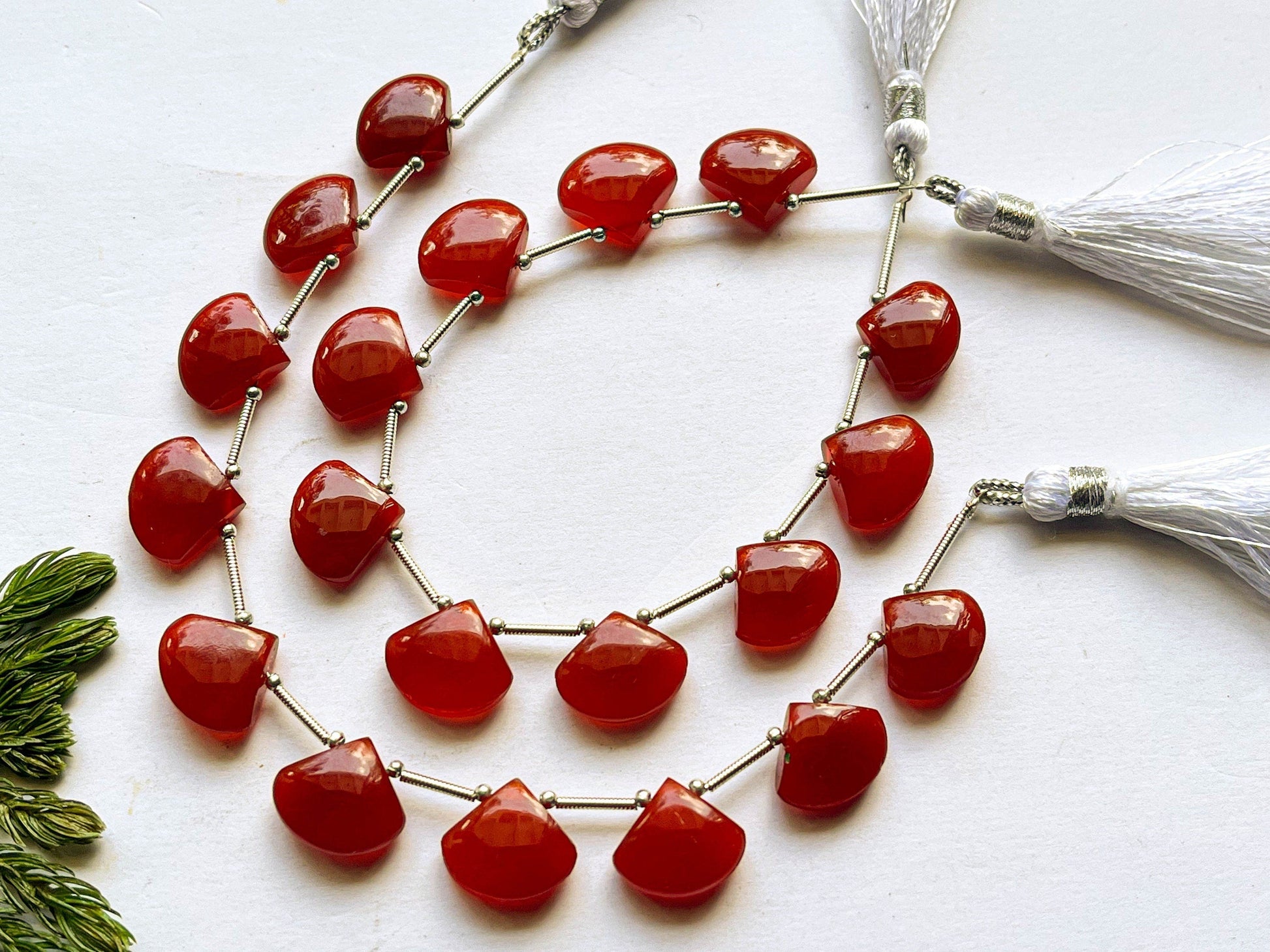 Red Onyx Fan Shape Smooth Briolette Beads, Red Onyx Beads, Red Onyx Briolette, Red Onyx Gemstone Beads, 12x14mm, 10 Pieces Beadsforyourjewelry