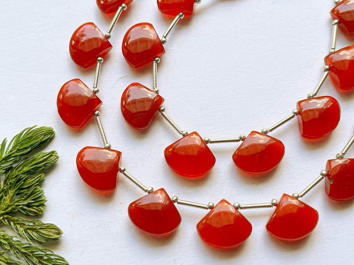 Red Onyx Fan Shape Smooth Briolette Beads, Red Onyx Beads, Red Onyx Briolette, Red Onyx Gemstone Beads, 12x14mm, 10 Pieces Beadsforyourjewelry