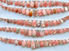 Rhodochrosite Pear Briolette Beads | Best Quality | 6 Inch String | Natural Gemstone | Beadsforyourjewelry Beadsforyourjewelry