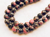 Rhodonite Faceted Spherical Beads Beadsforyourjewelry