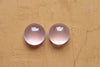 Rose Quartz Cabochon gemstone Round Shape Hand Polished Rose Quartz Loose Gemstone,  Rose Quartz for jewelry Size 20x20 mm Beadsforyourjewelry
