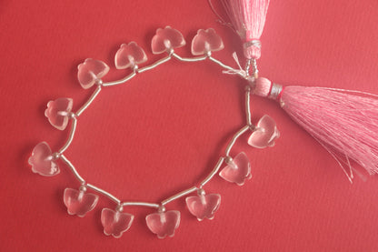 Rose Quartz Gemstone Butterfly Shape Beads Beadsforyourjewelry