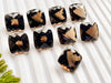Smoky Quartz Square cushion Faceted Cut Loose Gemstone Beadsforyourjewelry