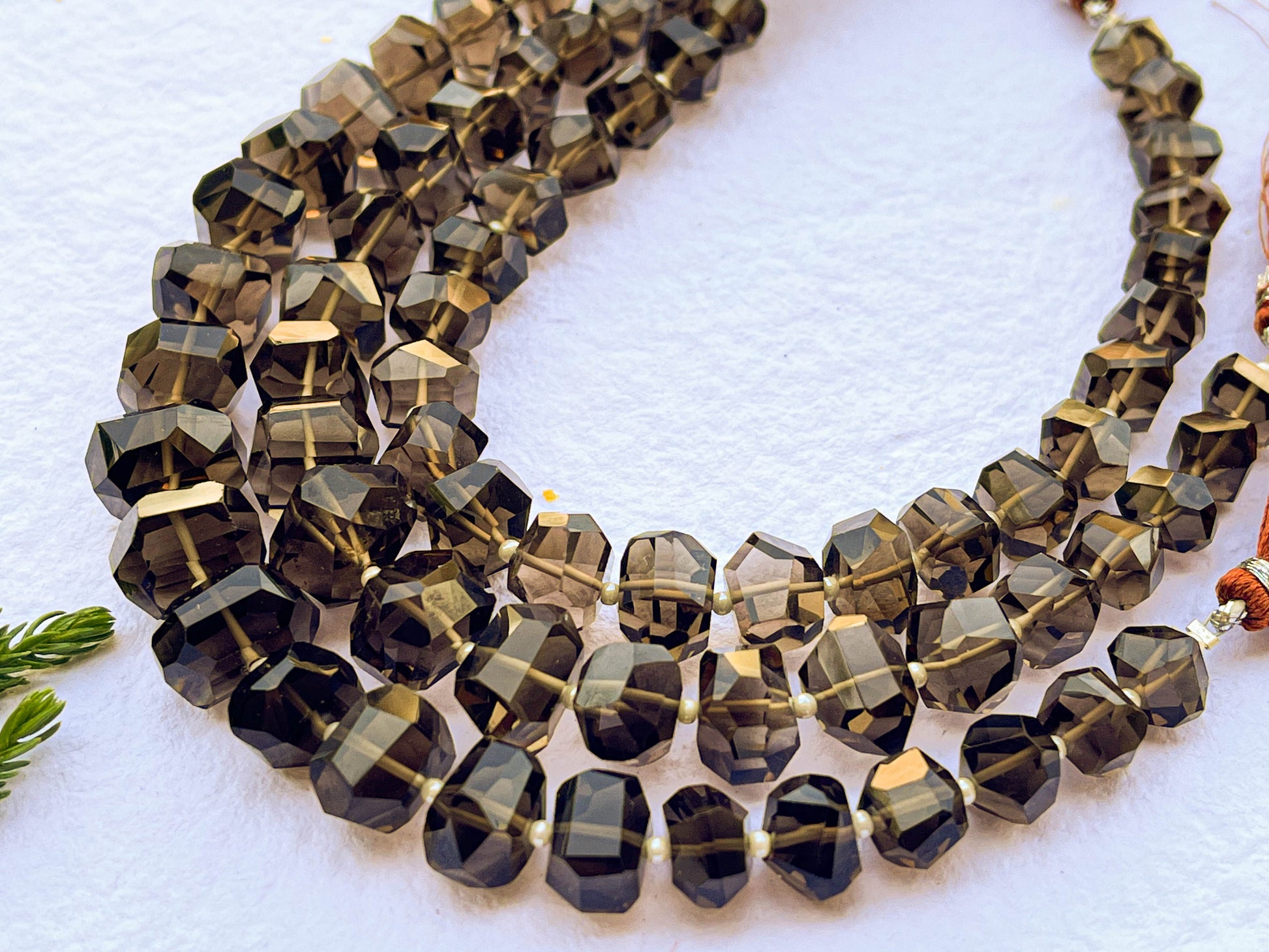 Smoky Quartz Uneven Tumble Beads Beadsforyourjewelry