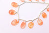 Sunstone Faceted Uneven Shape Rose cut Briolette Beads | 12 Pieces | Natural Sunstone Gemstone Beads | Beadsforyourjewelry BFYJ1197-3 Beadsforyourjewelry