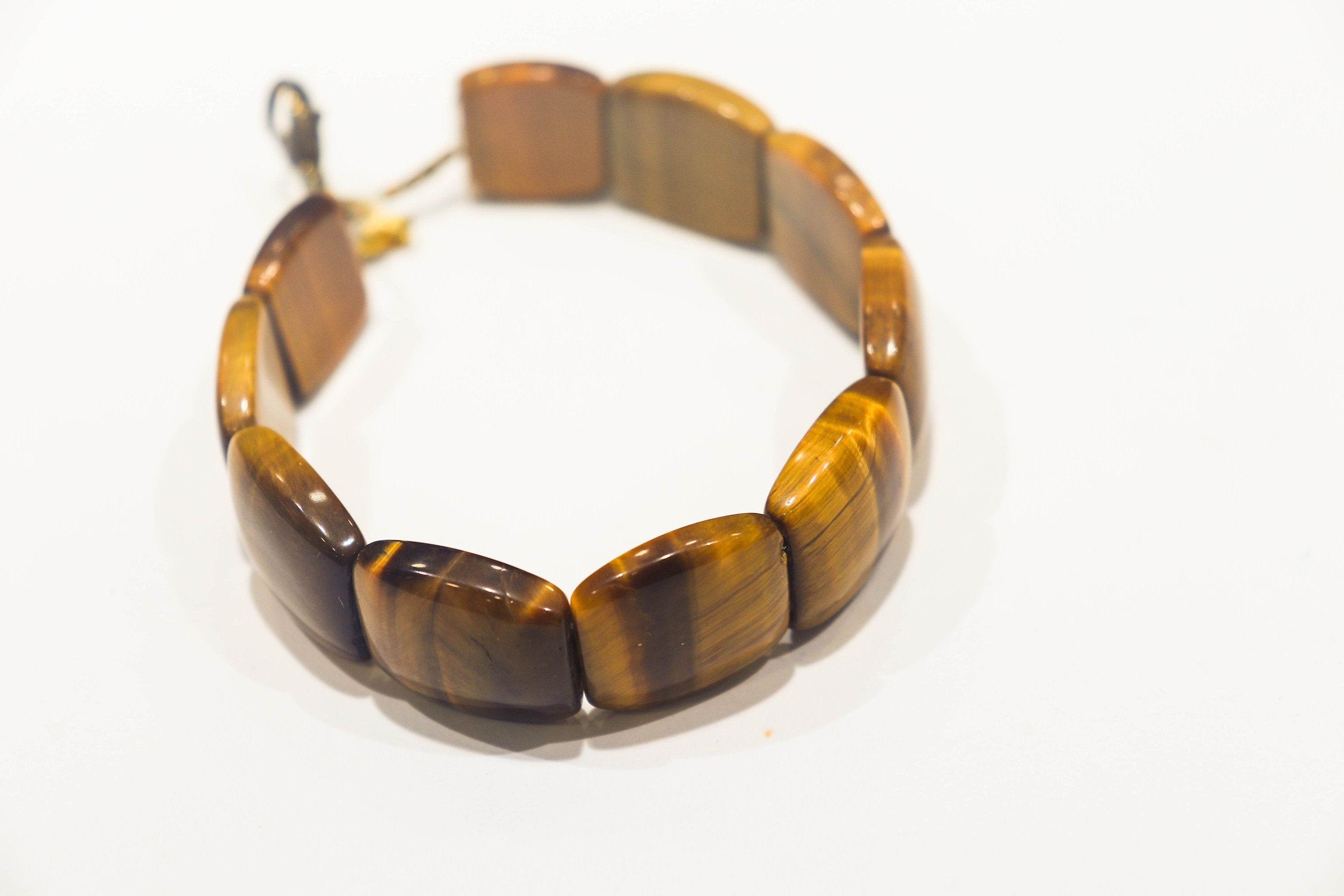 TIGER EYE Bracelet 7 inch length | 10 Pieces | Side Drill | Gemstone Beads for jewelry making | Beadsforyourjewellery Beadsforyourjewelry