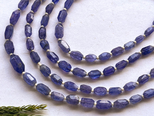 Tanzanite Beads Uneven Faceted Tumble Shape Beadsforyourjewelry