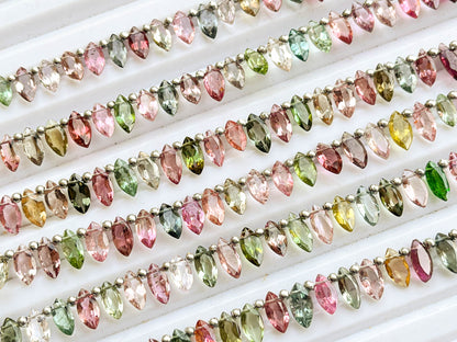 Tourmaline Marquise Shape Cut Stone Beads | 30 Pieces Beadsforyourjewelry