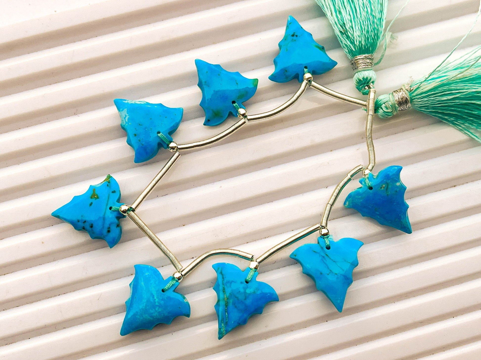 Turquoise Bat Shape Beads Beadsforyourjewelry