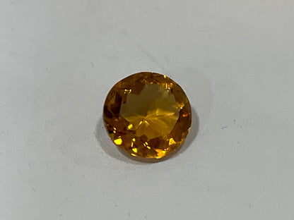 Citrine 12mm Round Cut