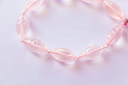 Rose Quartz Beads Fancy Shape Concave cut, 7x18mm, Natural Rose Quartz Gemstone, Beadsforyourjewellery