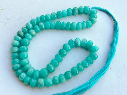 Amazonite Smooth Rondelle Shape Beads