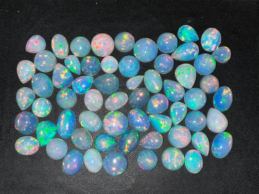 Natural Ethiopian Welo Fire Opal Mix Shape Lot Amazing quality opal Cabochon
