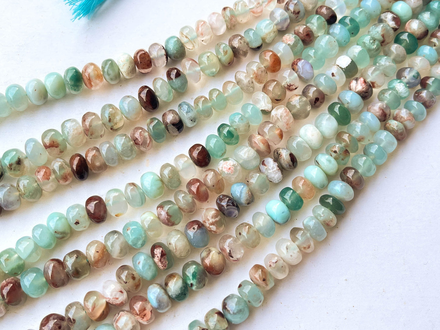 Aquaprase Smooth Rondelle Shape Beads