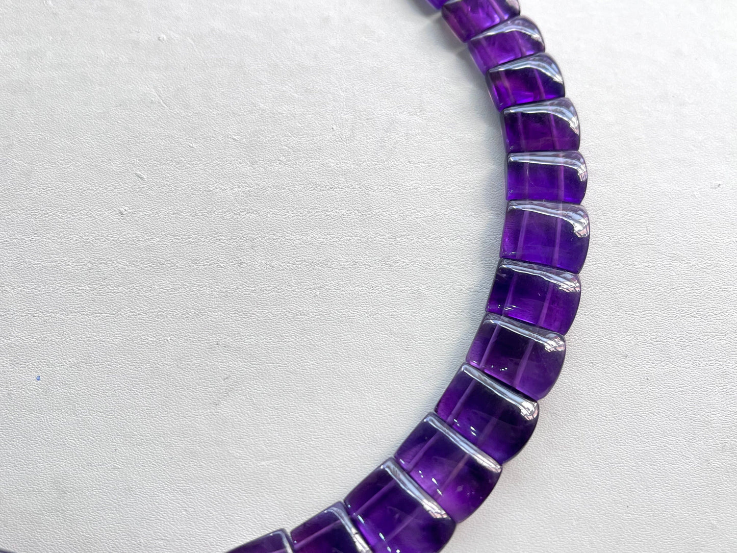 Amethyst Bib Necklace, Cleopatra Egyptian Necklace, Fancy Beach Jewelry, Amethyst Choker, Handmade Length Adjustable Amethyst Necklace