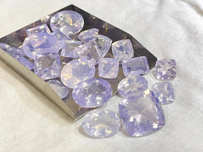 Exclusive! AAA Natural Lavender Quartz Pair for Earrings