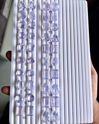 Exclusive! AAA Natural Lavender Quartz Pair for Earrings