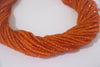 Carnelian faceted Beads 3mm Mircro faceted beads 16