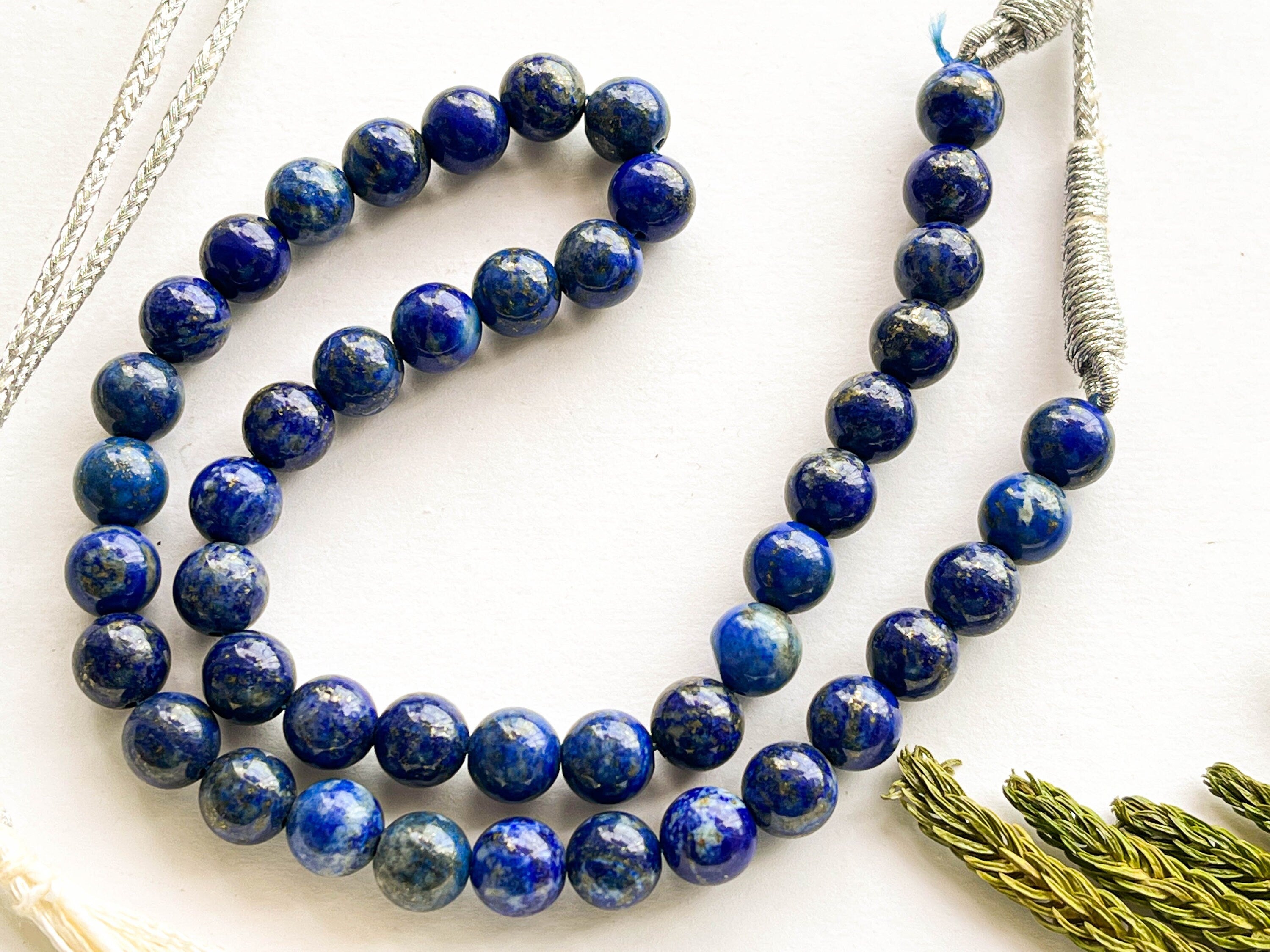 16 Inch Lapis Lazuli Gemstone Ball Shape Beads, Natural Lapis Lazuli Gemstone No Treatment, Lapis Lazuli Beads, 8.50mm - Beadsforyourjewelry