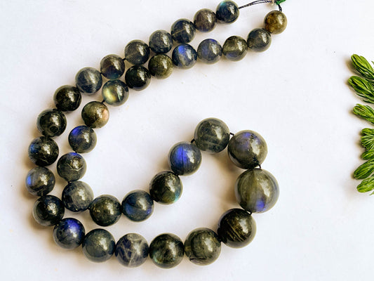 Labradorite Gemstone Ball Shape Beads