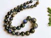 16 Inch Labradorite Gemstone Ball Shape Beads, Natural Labradorite Gemstone handmade beads, Labradorite Beads, 9mm to 17mm - Beadsforyourjewelry