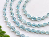 Load image into Gallery viewer, 8&quot; BLUE TOPAZ Olive Shape Faceted Beads, Natural Blue Topaz beads, Blue Topaz For jewelry making, Blue Topaz Gemstone Beads, 4x6mm to 6x9mm - Beadsforyourjewelry