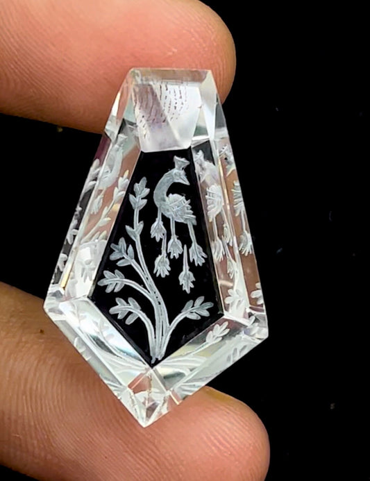 Crystal Fabulous Handcarved Fantasy cut carving