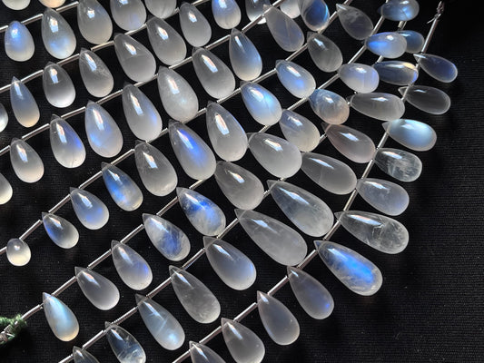 Natural African Moonstone Smooth Drops