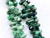 Emerald Tumble Shape Drops, Emerald faceted drops, Emerald Tumble Drops, Emerald Beads, Emerald tumble beads